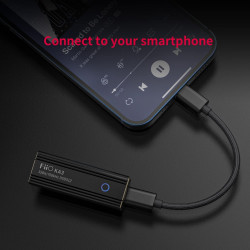 FiiO KA3 tip-c USB DAC AMP çözme ses DSD512 kulaklık amplifikatörü 3.5mm 4.4mm çıkış Android iOS için mac Windows10