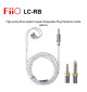 FiiO LC-RB yüksek saflıkta gümüş kaplama bakır değiştirilebilir fiş MMCX kulaklık kablosu FiiO FH7/FH9/SE846/SE535