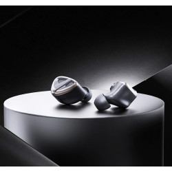 FiiO FH19 yüksek çözünürlüklü 2DD + 6BA sürücüleri kulak HIFI kulaklık (Black)