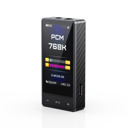 QX13 Black (Carbon Fiber) Portable DAC Amplifier