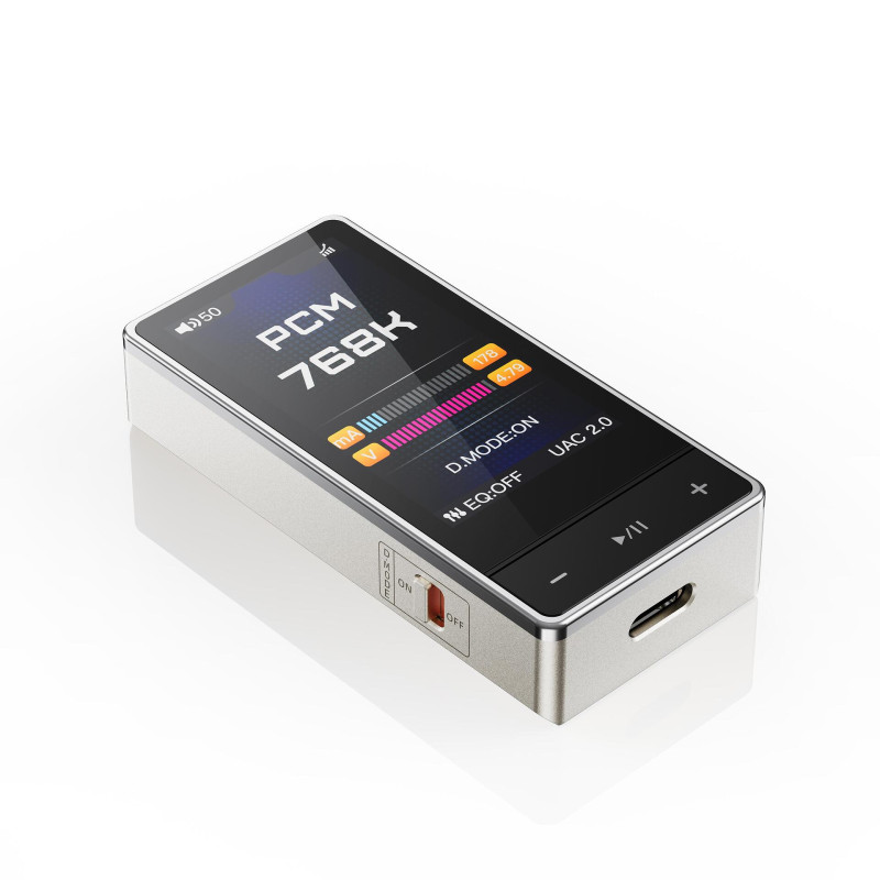 QX13 Titanium Gold (Aluminum Alloy) Portable DAC Amplifier