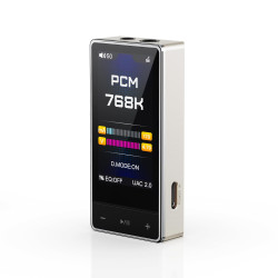 QX13 Titanium Gold (Aluminum Alloy) Portable DAC Amplifier