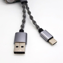 İBASSO CB19 - 2 adet USB Type-C fişi ve bir adet USB-A fişli güç konektörüne sahip OTG Y-veri kablosu
