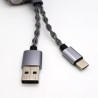 İBASSO CB19 - 2 adet USB Type-C fişi ve bir adet USB-A fişli güç konektörüne sahip OTG Y-veri kablosu