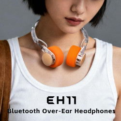 FiiO EH11 Kulak Üstü Bluetooth Kulaklık (Transparan)