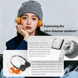 FiiO EH11 Kulak Üstü Bluetooth Kulaklık (Transparan)