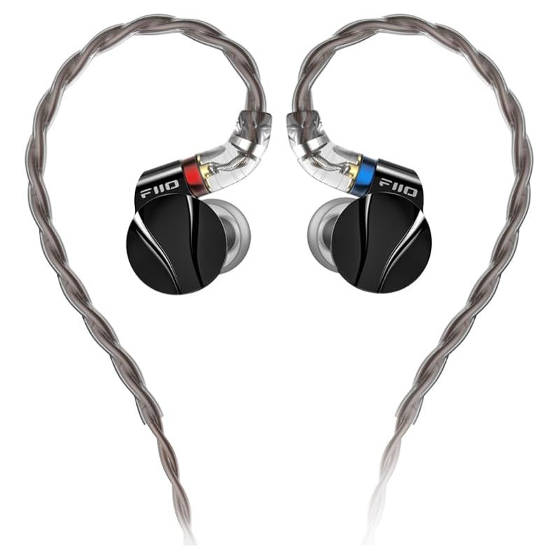 FiiO FD15 13.8mm Magnalium DLC HiFi Dinamik Sürücü Kulak İçi Kulaklık (siyah)