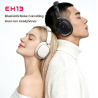 FiiO EH13 ANC Bluetooth Kulaklıklar LDAC Kayıpsız Ses Gerçek Kablosuz Kulaklıklar HiFi Taşınabilir (White)